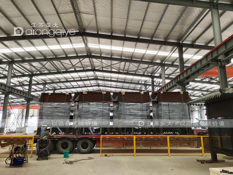 陜西仿古公交候車亭發(fā)貨圖二